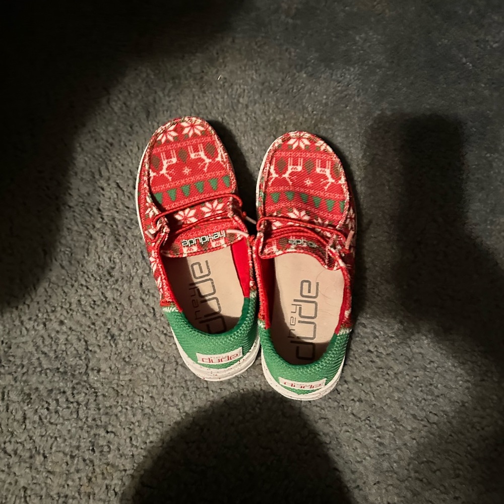 Never worn Christmas Hey Dudes